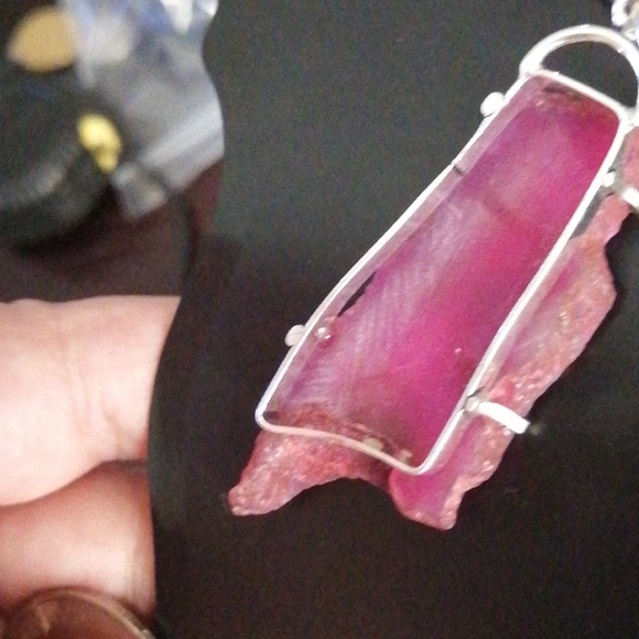 An Agate Geode Slice Symbolizes Inner Strength, Emotional Stability And Courage - Picture 6 of 7